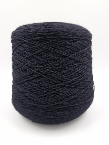 Пряжа Babhar, Zegna Baruffa, меринос, кашемир, цвет черный  (col. 943)